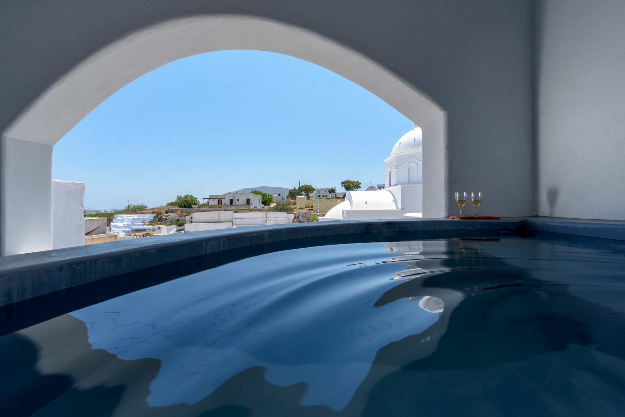 Ikies Santo Filoxenia Apartments كارتيرادوس المظهر الخارجي الصورة